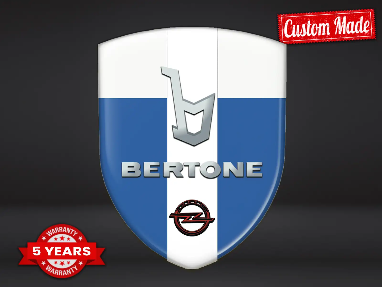 Bertone Pegatinas Auto Negocio Estrella Alta Gama Moderna